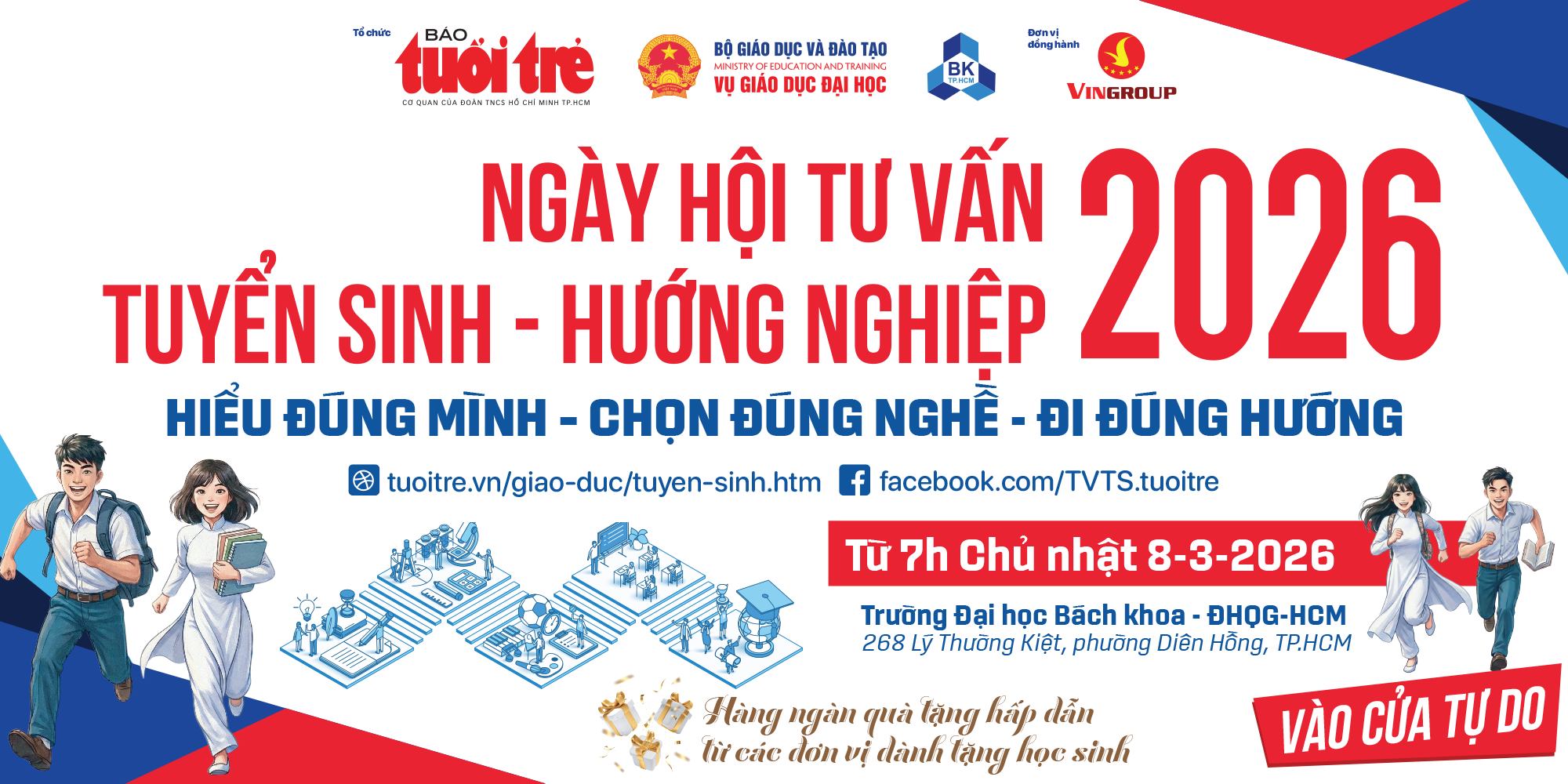 Ngày hội tư vấn - tuyển sinh hướng nghiệp 2026