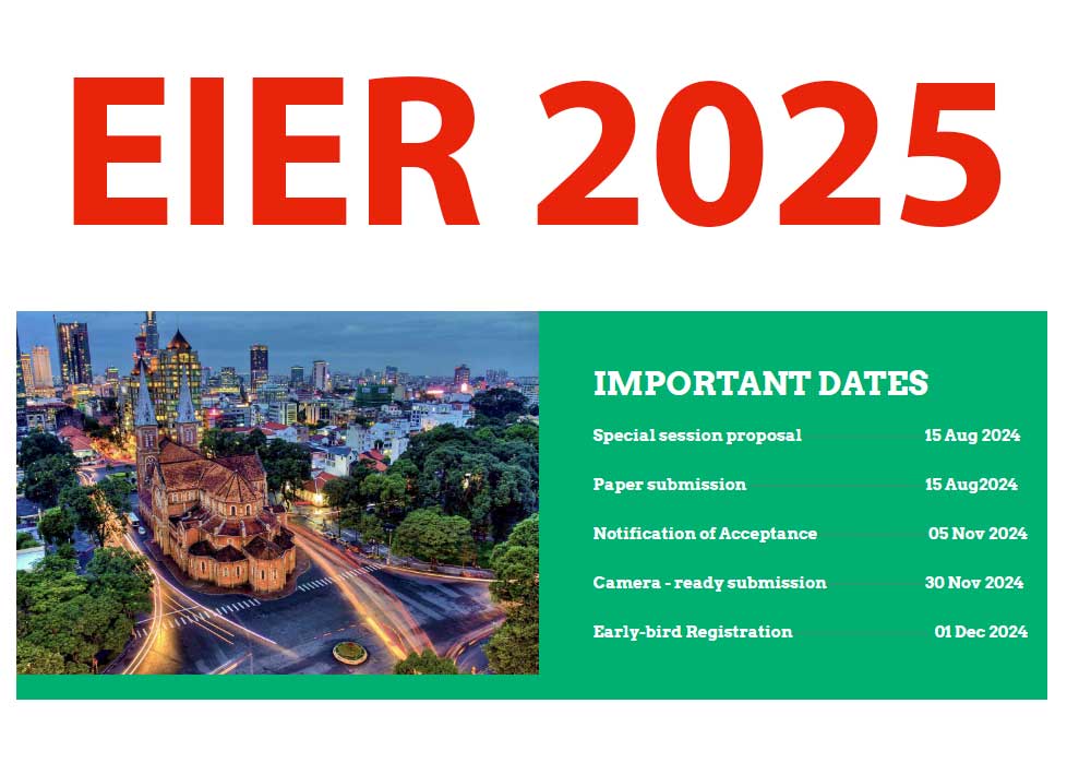 The 2025 International Conference on Energy, Infrastructure and Environmental Research